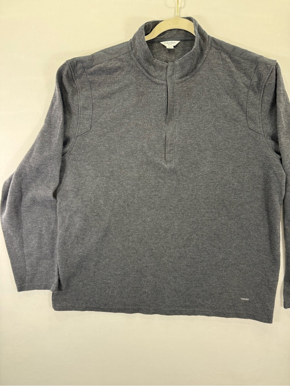 Calvin Klein Dark Gray Slim Fit Pullover